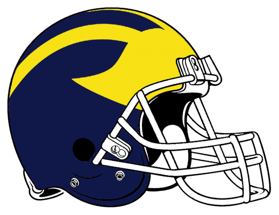 Delaware Blue Hens 1959-1969 Helmet Logo Print Decal